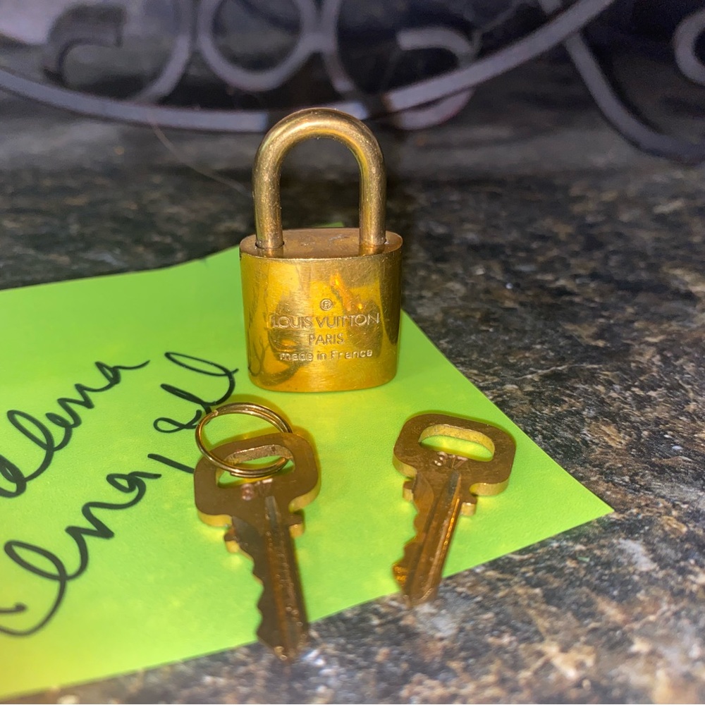 Louis Vuitton lock and two keys